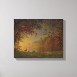 "As Deer Pant for Water" Art Canvas Print