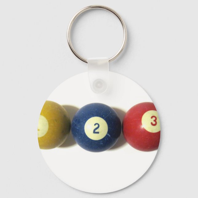 As Easy As, One, Two, or Three Key Ring (Front)