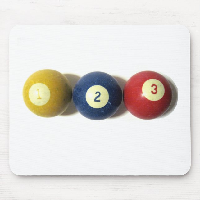 As Easy As, One, Two, or Three Mouse Mat (Front)