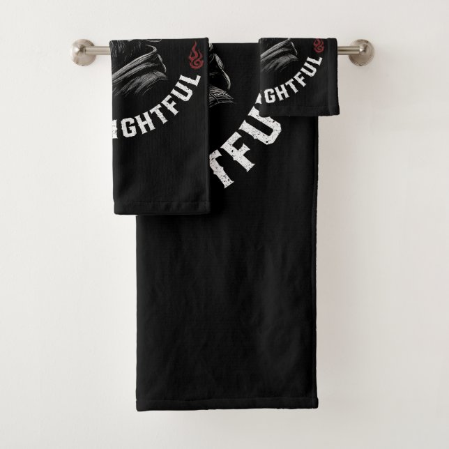 As Far As I Know I'm Delightful Funny Monkey Bath Towel Set (Insitu)