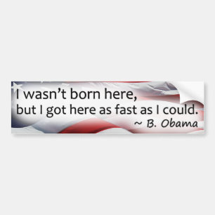 As fast as I could Bumper Sticker