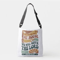 As for Me and My House" Bible Verse design