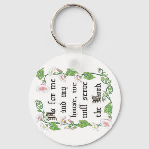 As for me and my house... Keychain