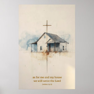 As For Me And My House Wall Art Joshua 2415