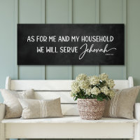 As for me and my household on Chalkboard