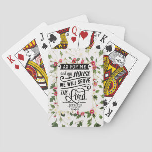 As For Me & My House Playing Cards