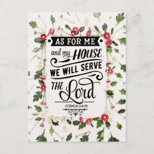 As For Me & My House Postcard