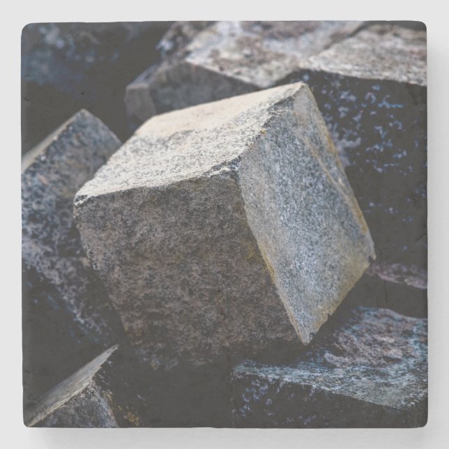 As Hard As Granite Stone Coaster (Front)