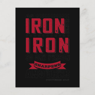 As Iron Sharpens Iron, So One Person Sharpens