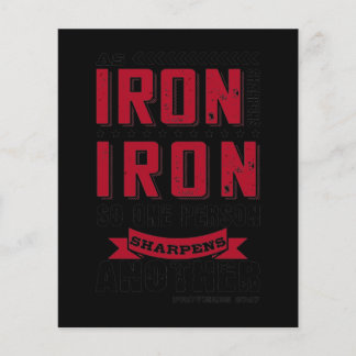As Iron Sharpens Iron, So One Person Sharpens