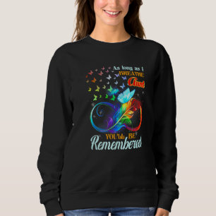 As Long As I Breathe My Aunt You'll Be Remembered Sweatshirt