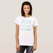 As Long as you Go to the Beach Women's T-Shirt (Front Full)