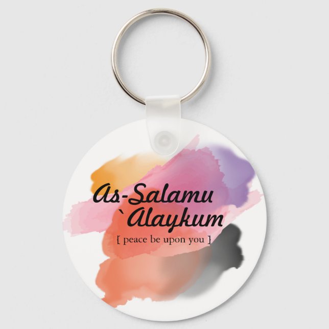 As-Salamu `Alaykum Key Ring (Front)