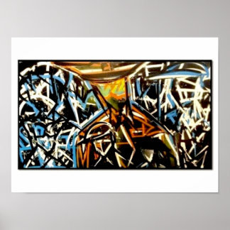 AS SEEN IN YOUTUBE VIDEO GRAFFITI ARTIST METRO ONE POSTER