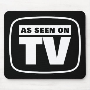 As Seen on TV - Black and White Mouse Mat