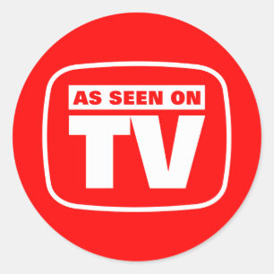 As Seen on TV Classic Round Sticker