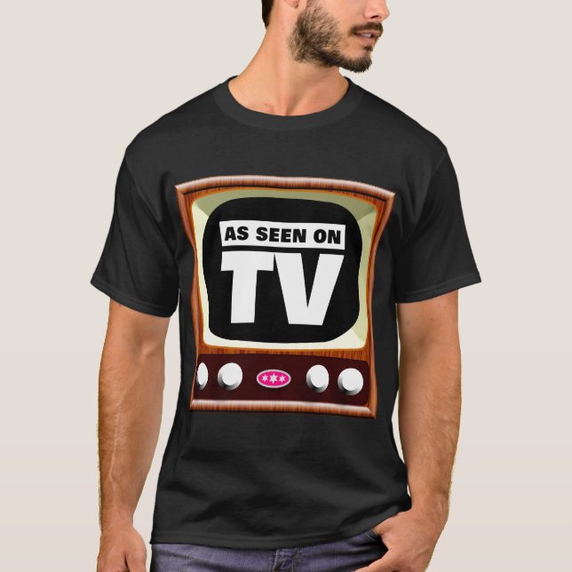 As Seen on TV - Retro TV - Customised - Customised T-Shirt (Front)