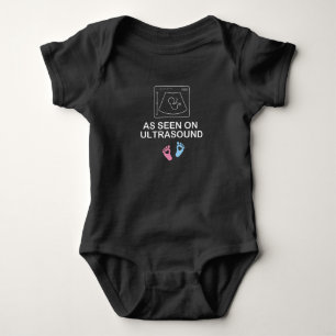 As Seen on ultrasound,baby Gift original baby, new Baby Bodysuit
