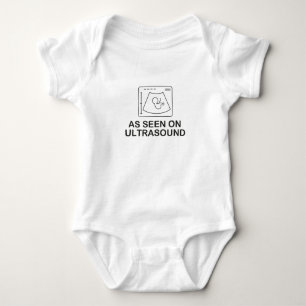 As Seen on ultrasound,baby Gift original baby, new Baby Bodysuit