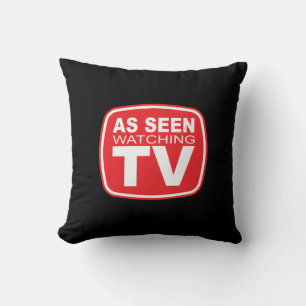 As Seen Watching TV Cushion