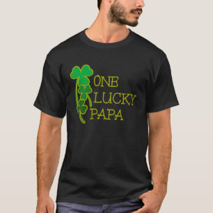 AS tees Fun One Lucky Papa Shamrock St Patty Patri