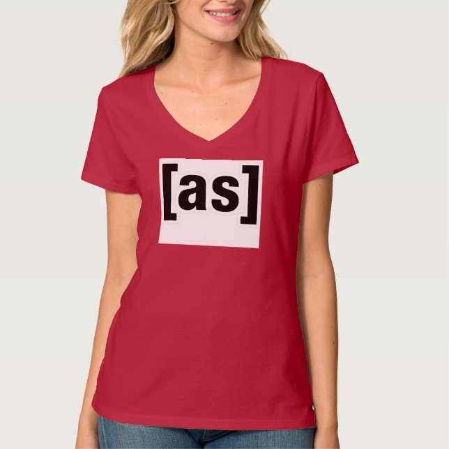 As Text Tee - Simple and Thoughtful Vibes! (Front)