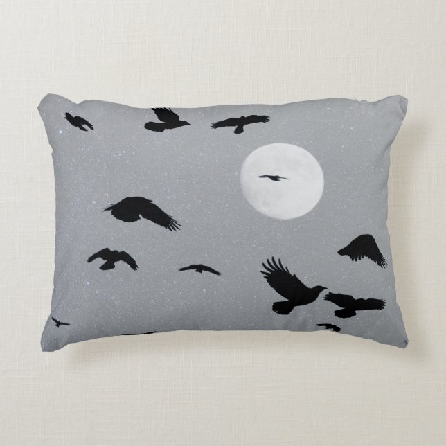 As The Crows Fly Decorative Cushion (Front)