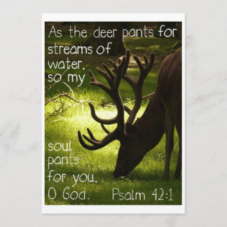 As the Deer Invitation