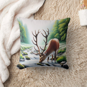 "As the deer panteth" Christian Cushion