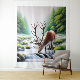As the deer panteth tapestry