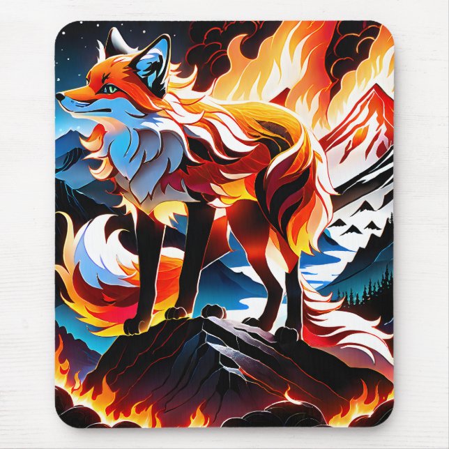 As the heat of the morning sun warms her face, the mouse mat (Front)