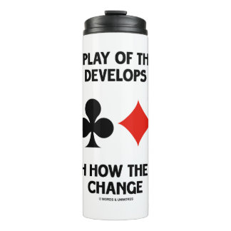 As The Play Of The Hand Develops Watch How Odds Thermal Tumbler
