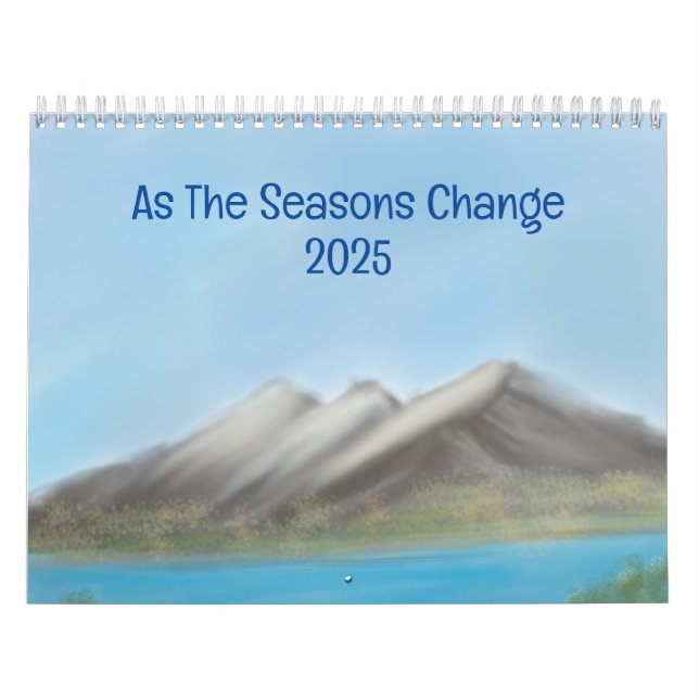As The Seasons Change Calendar (Cover)