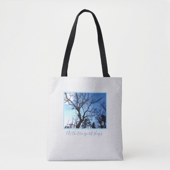 As the tree spirit sleeps tote bag (Front)