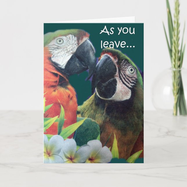 AS U LEAVE THE DAYS OF YOUR YOUTH BIRTHDAY CARD (Front)