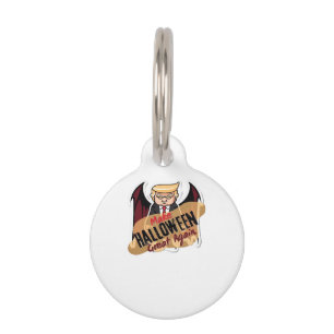As Vampire - Make Halloween Great Again. Classic Pet Tag