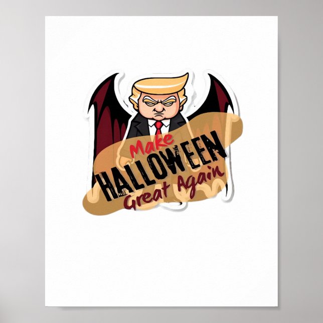 As Vampire - Make Halloween Great Again. Classic Poster (Front)