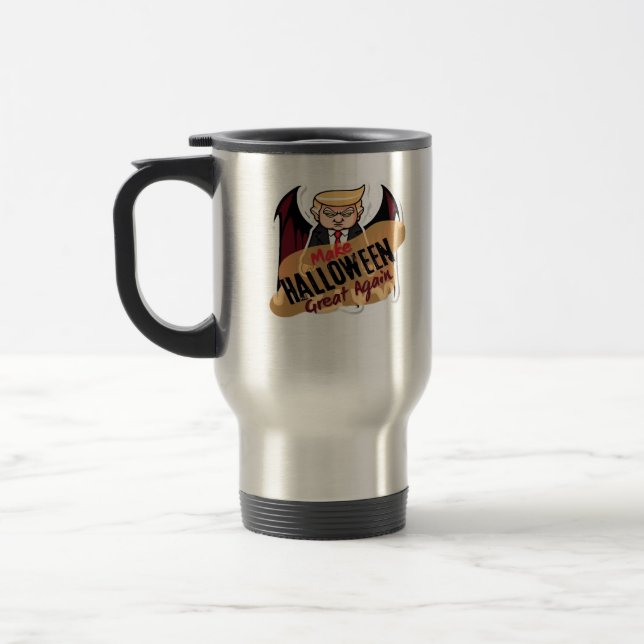 As Vampire - Make Halloween Great Again. Classic Travel Mug (Left)