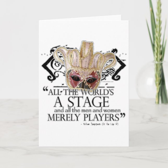 As You Like It Quote Card (Front)