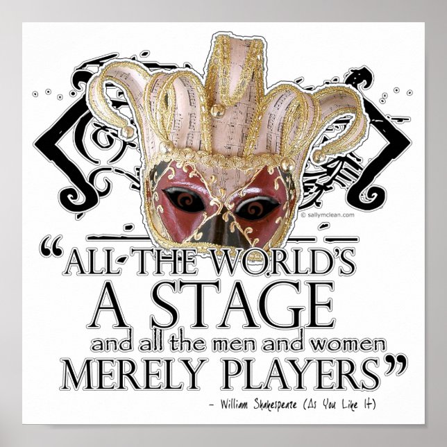 As You Like It Quote Poster (Front)