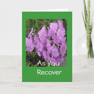 As You Recover Card