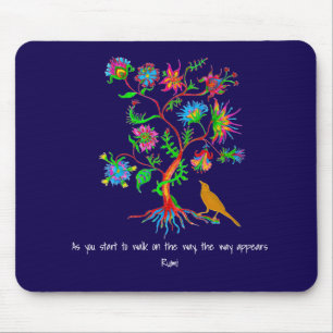As you start to walk on the way, the way appears. mouse mat
