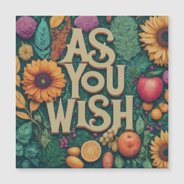 As you wish  (Front)