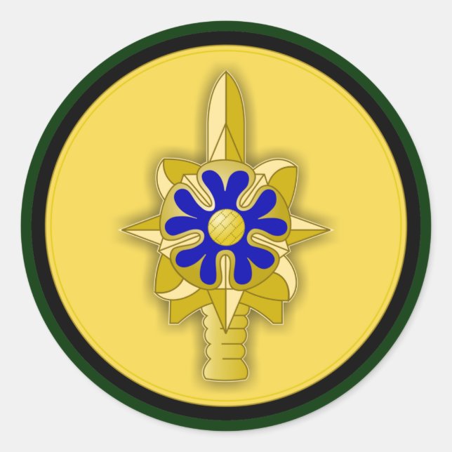 ASA Brass 1 Classic Round Sticker (Front)