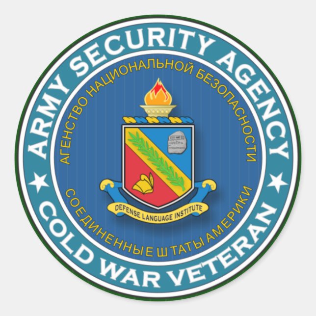 ASA DLI2 s Classic Round Sticker (Front)