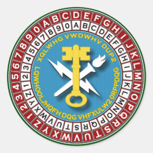 ASA INSCOM 2s Classic Round Sticker