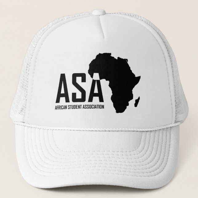 ASA White Trucker Hat (Front)