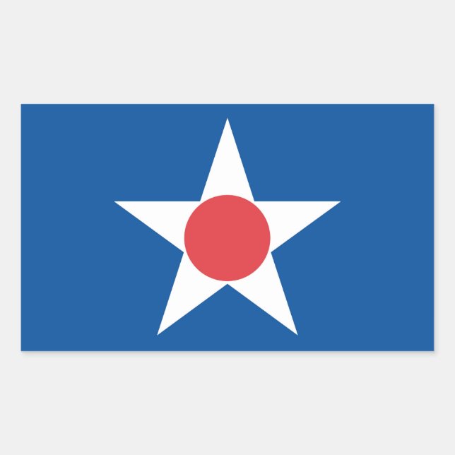 Asahikawa city flag Hokkaido prefecture japan symb Rectangular Sticker (Front)