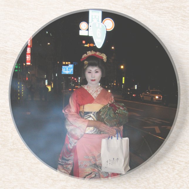 Asakusa Geisha Neo Tokyo Coaster (Front)