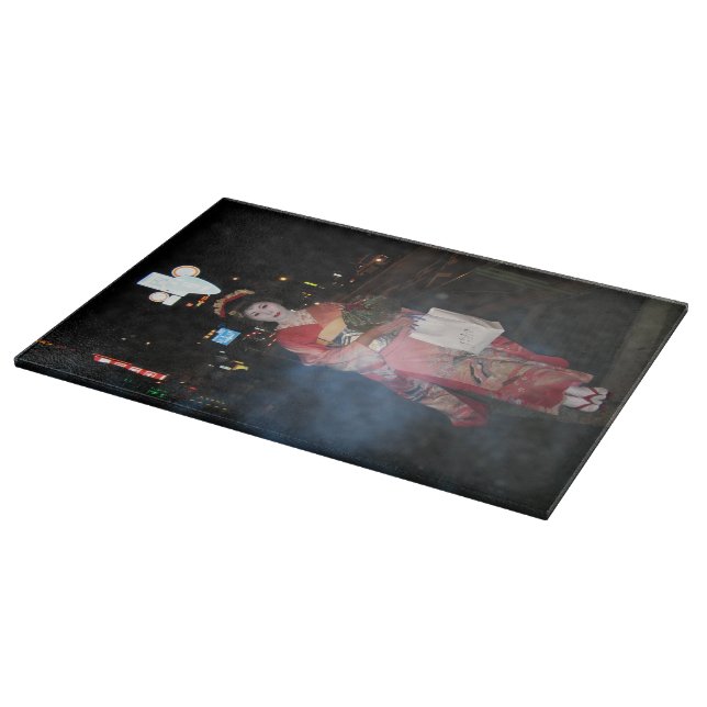 Asakusa Geisha Neo Tokyo Cutting Board (Corner)